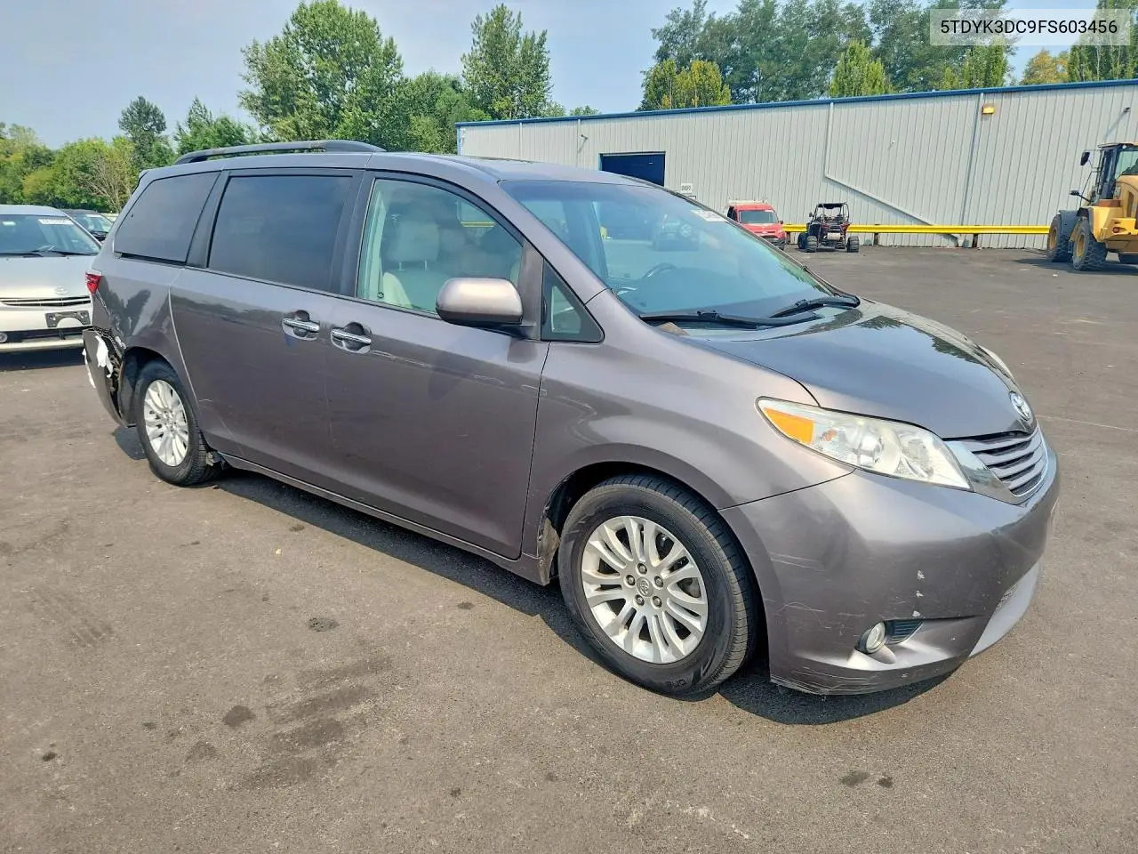 2015 Toyota Sienna Xle 8-Passenger VIN: 5TDYK3DC9FS603456 Lot: 62343696