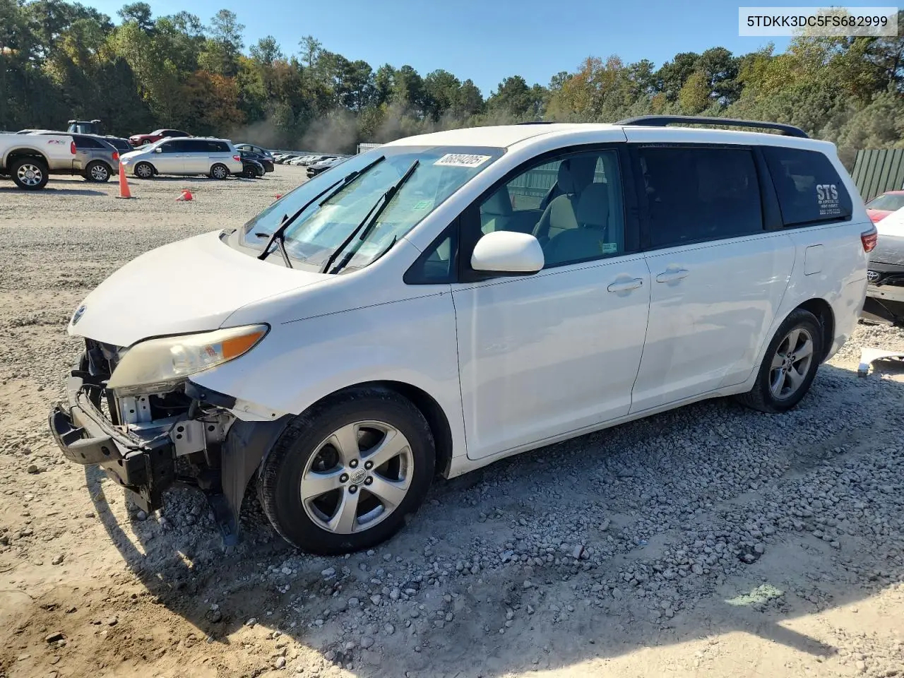 5TDKK3DC5FS682999 2015 Toyota Sienna Le