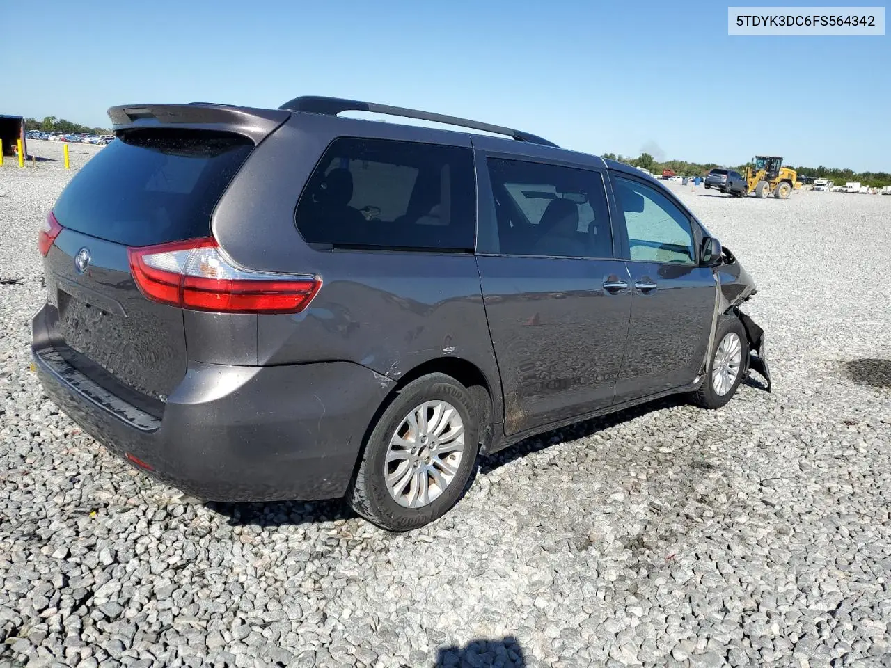 5TDYK3DC6FS564342 2015 Toyota Sienna Xle