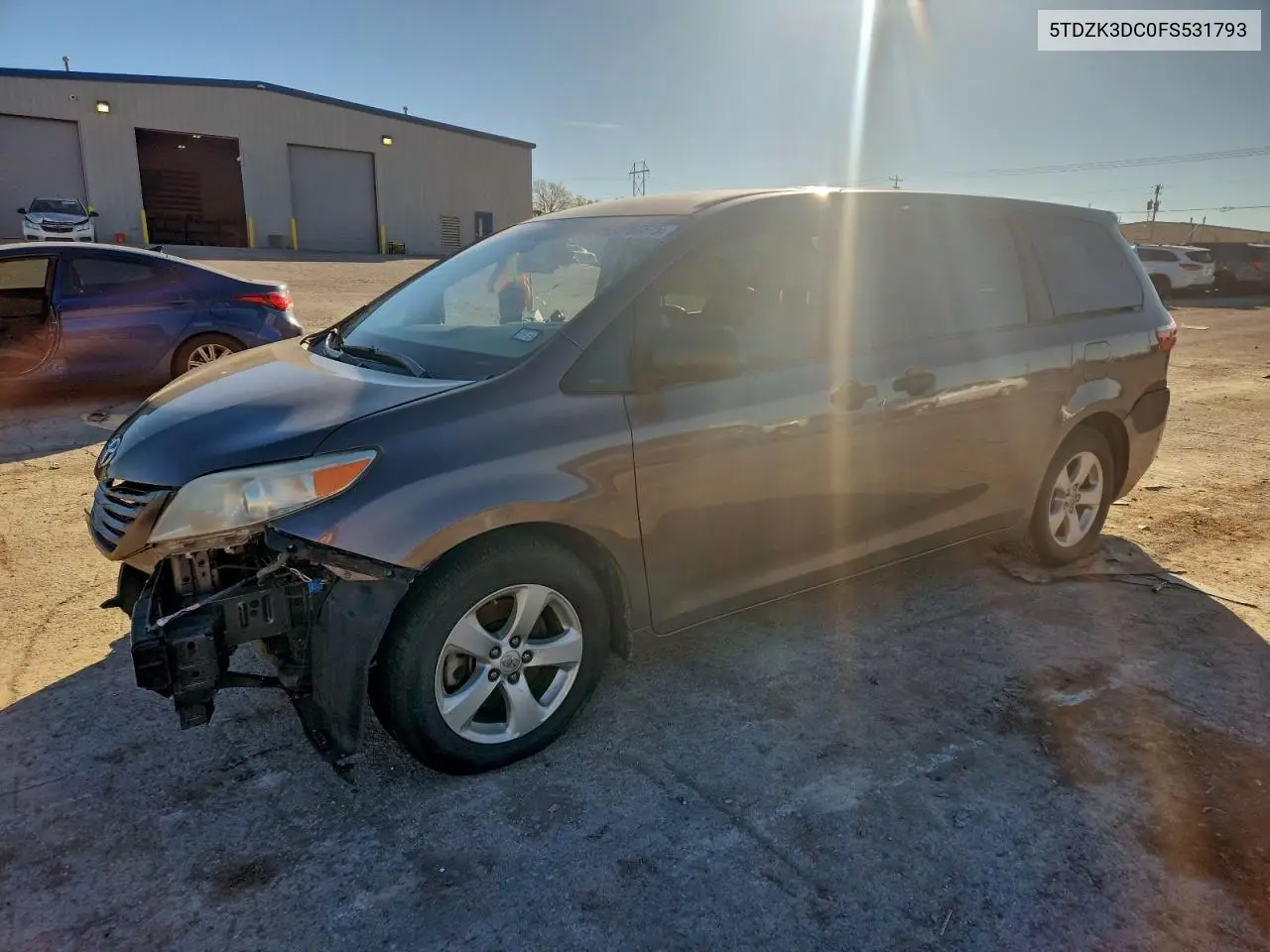 5TDZK3DC0FS531793 2015 Toyota Sienna
