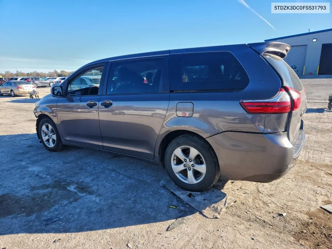 5TDZK3DC0FS531793 2015 Toyota Sienna