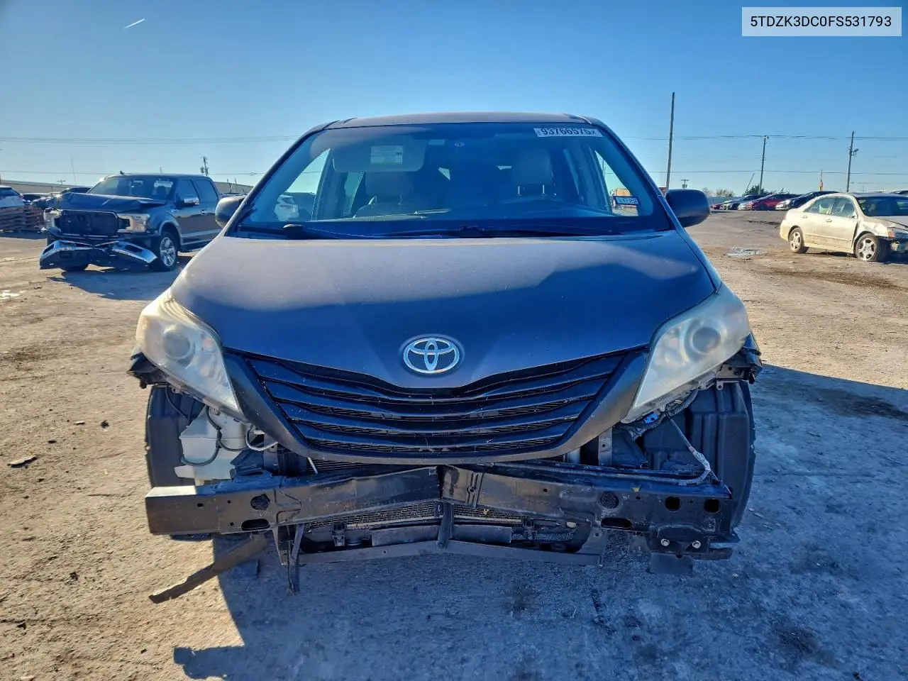 5TDZK3DC0FS531793 2015 Toyota Sienna
