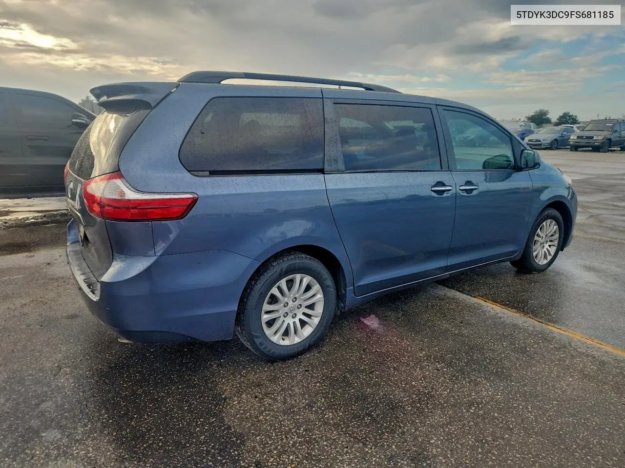 5TDYK3DC9FS681185 2015 Toyota Sienna Xle