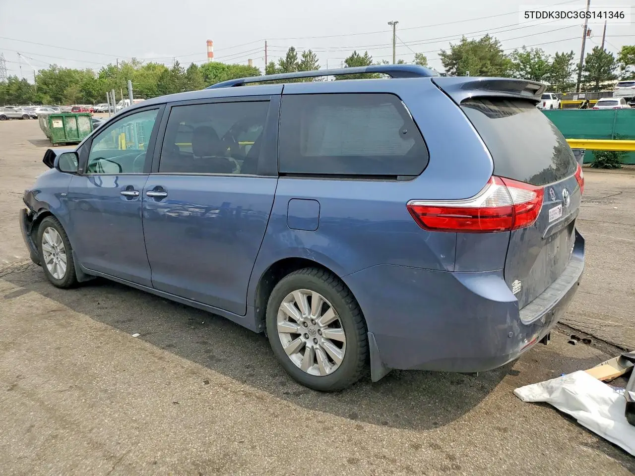 2016 Toyota Sienna Xle Premium 7-Passenger VIN: 5TDDK3DC3GS141346 Lot: 58768706