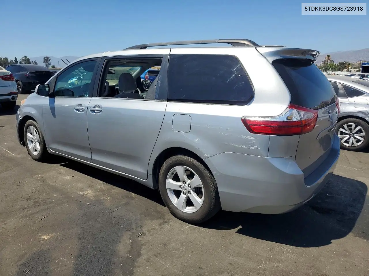 2016 Toyota Sienna Le VIN: 5TDKK3DC8GS723918 Lot: 60451896