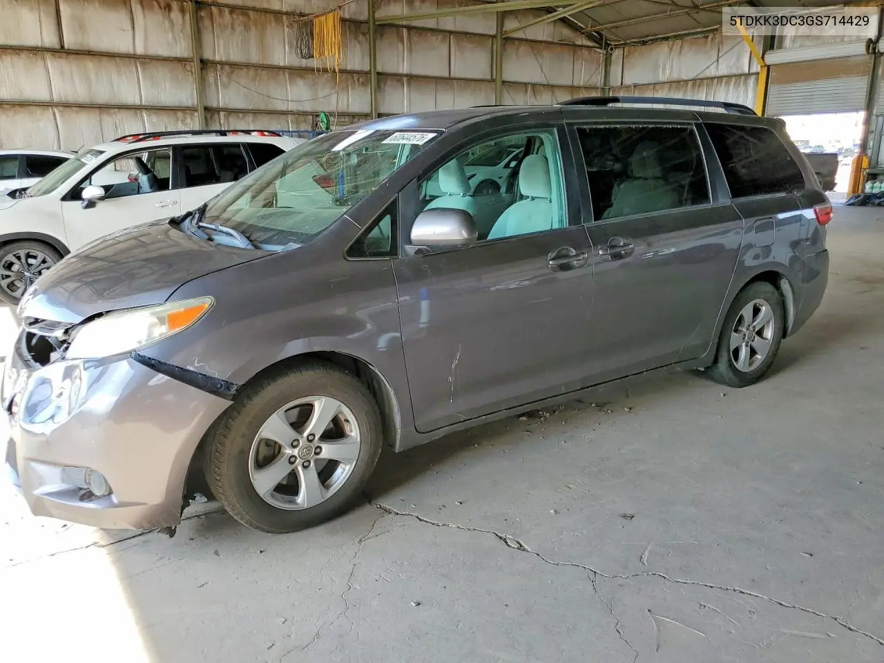 2016 Toyota Sienna Le VIN: 5TDKK3DC3GS714429 Lot: 60644576