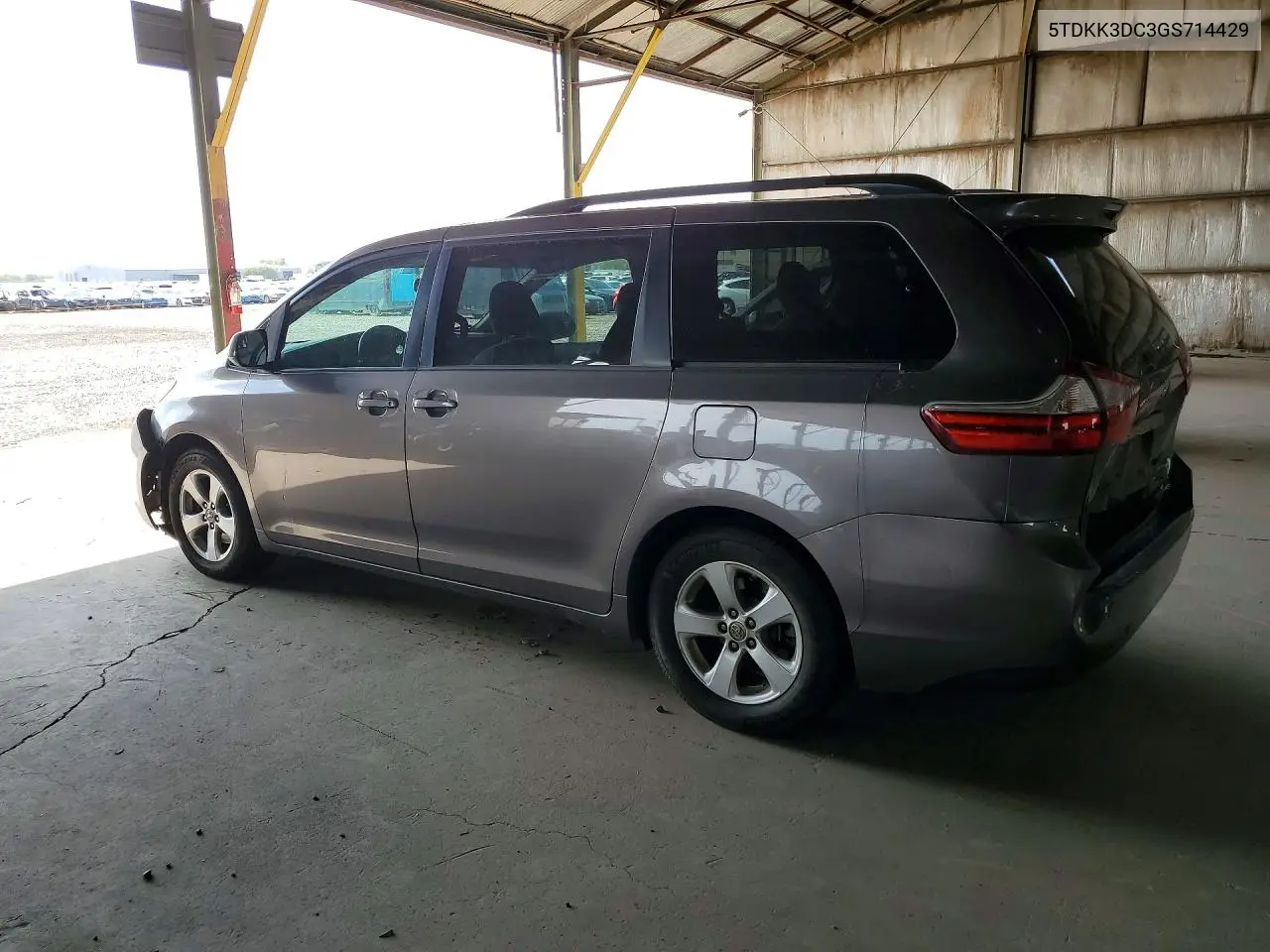 2016 Toyota Sienna Le VIN: 5TDKK3DC3GS714429 Lot: 60644576