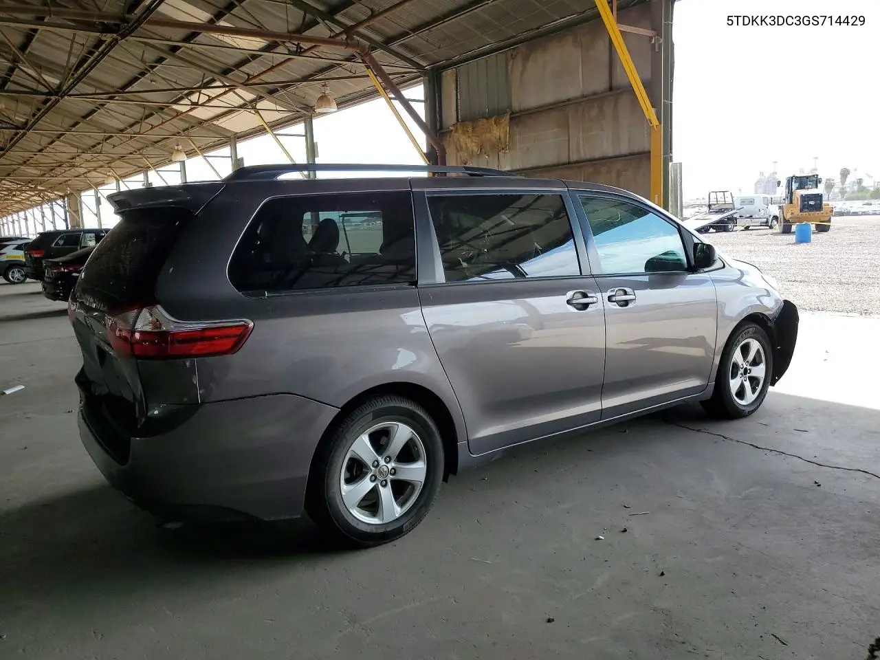 2016 Toyota Sienna Le VIN: 5TDKK3DC3GS714429 Lot: 60644576