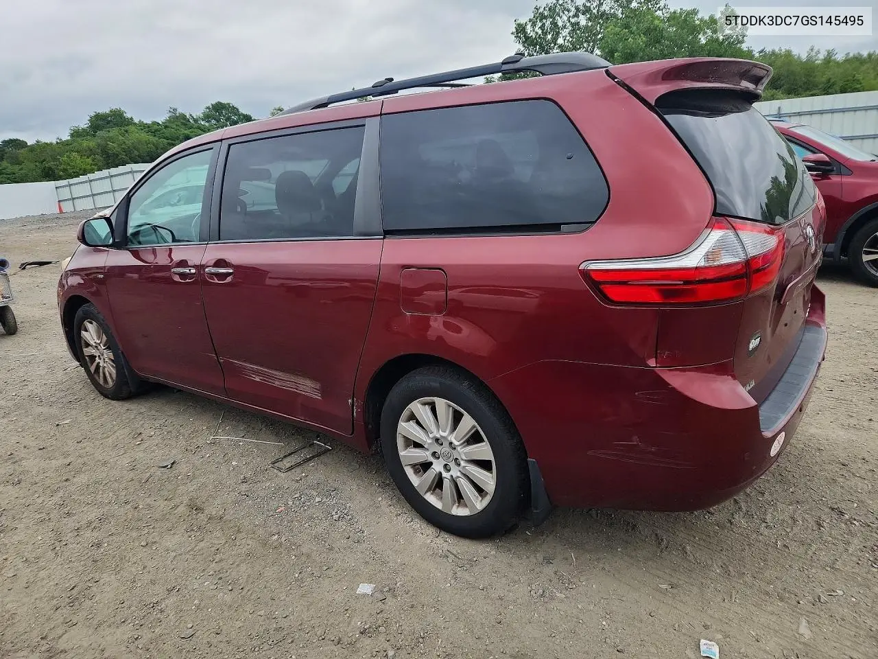 2016 Toyota Sienna Xle Premium 7-Passenger VIN: 5TDDK3DC7GS145495 Lot: 61821446