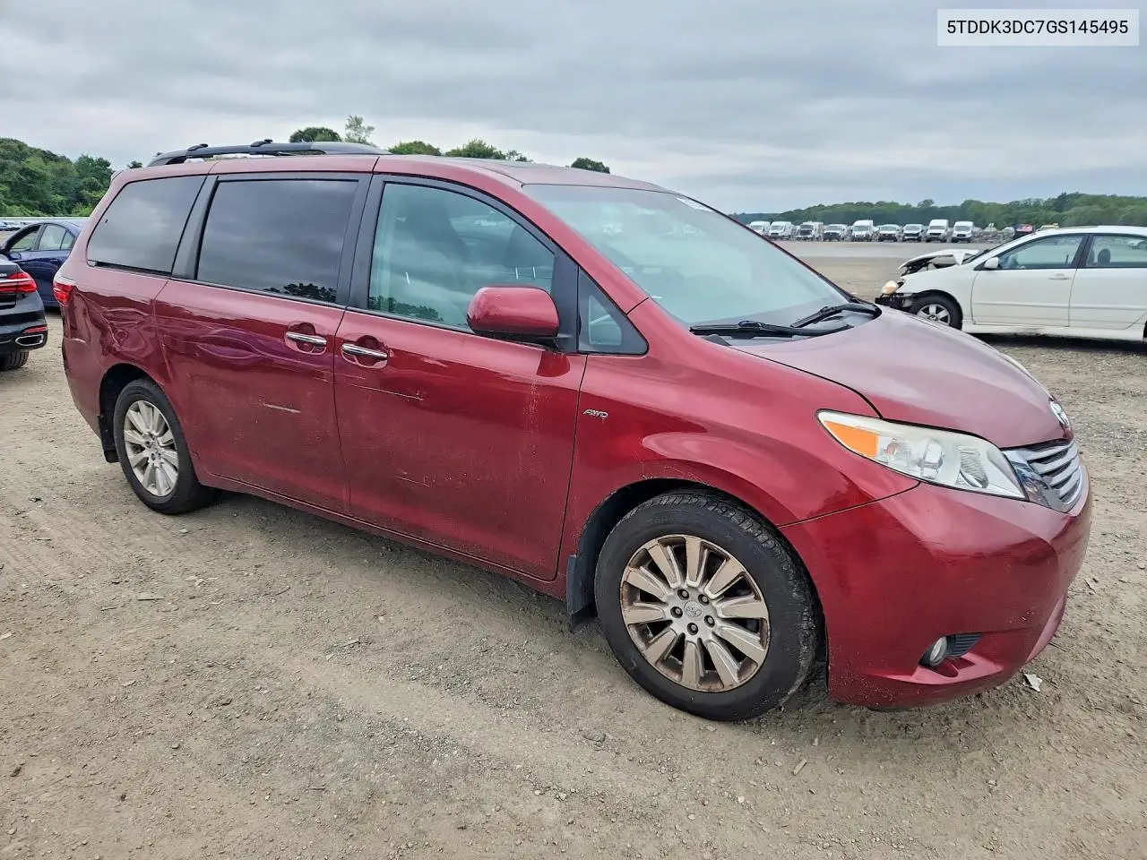 2016 Toyota Sienna Xle Premium 7-Passenger VIN: 5TDDK3DC7GS145495 Lot: 61821446