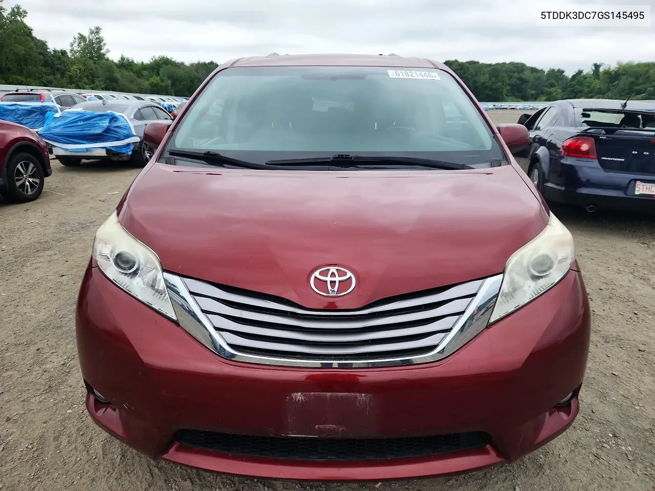 2016 Toyota Sienna Xle Premium 7-Passenger VIN: 5TDDK3DC7GS145495 Lot: 61821446