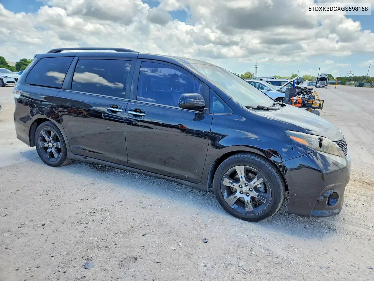 2016 Toyota Sienna Se VIN: 5TDXK3DCXGS698168 Lot: 62254286