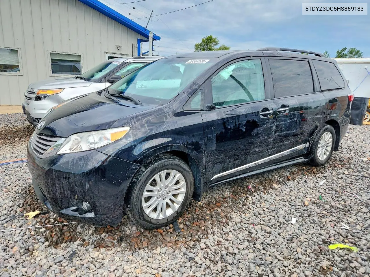 2017 Toyota Sienna Xle 8-Passenger VIN: 5TDYZ3DC5HS869183 Lot: 58567536