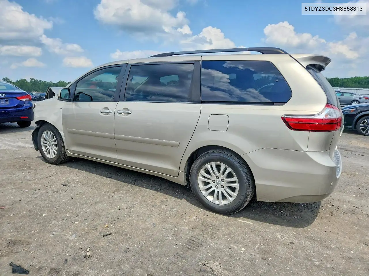 2017 Toyota Sienna Xle 8-Passenger VIN: 5TDYZ3DC3HS858313 Lot: 59867776
