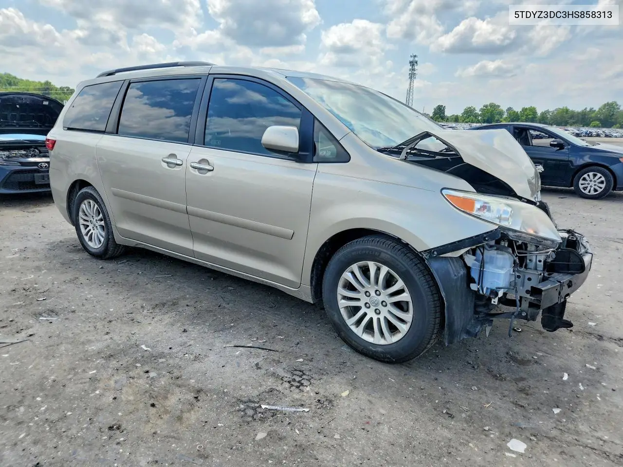 2017 Toyota Sienna Xle 8-Passenger VIN: 5TDYZ3DC3HS858313 Lot: 59867776