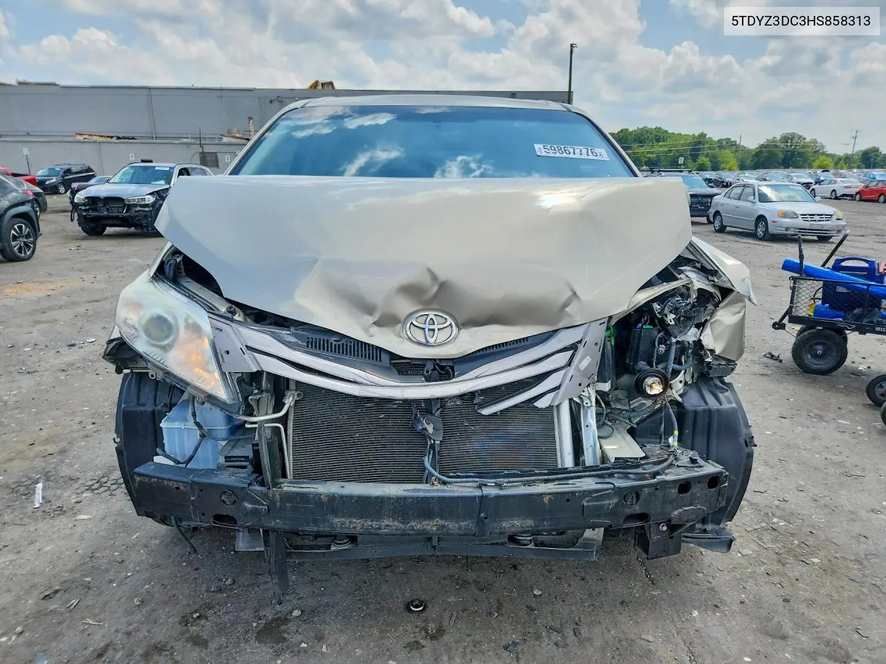 2017 Toyota Sienna Xle 8-Passenger VIN: 5TDYZ3DC3HS858313 Lot: 59867776