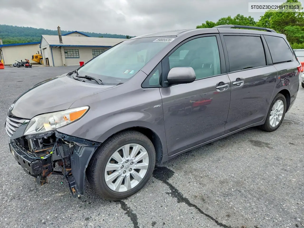 2017 Toyota Sienna VIN: 5TDDZ3DC2HS178353 Lot: 59885526
