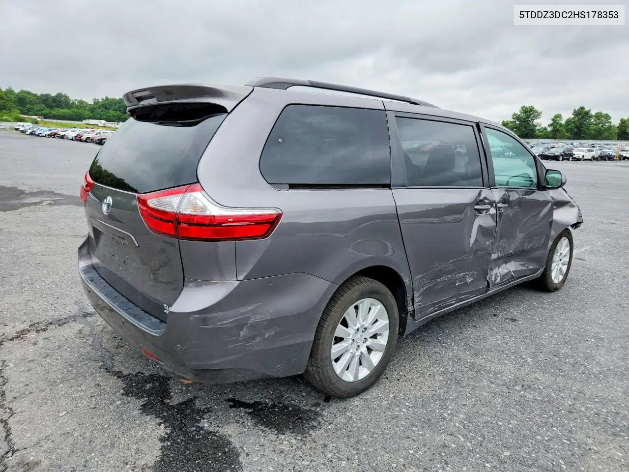 2017 Toyota Sienna VIN: 5TDDZ3DC2HS178353 Lot: 59885526