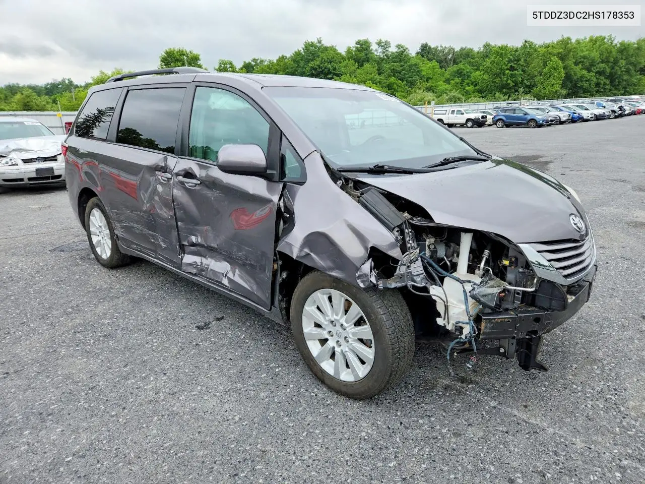 2017 Toyota Sienna VIN: 5TDDZ3DC2HS178353 Lot: 59885526