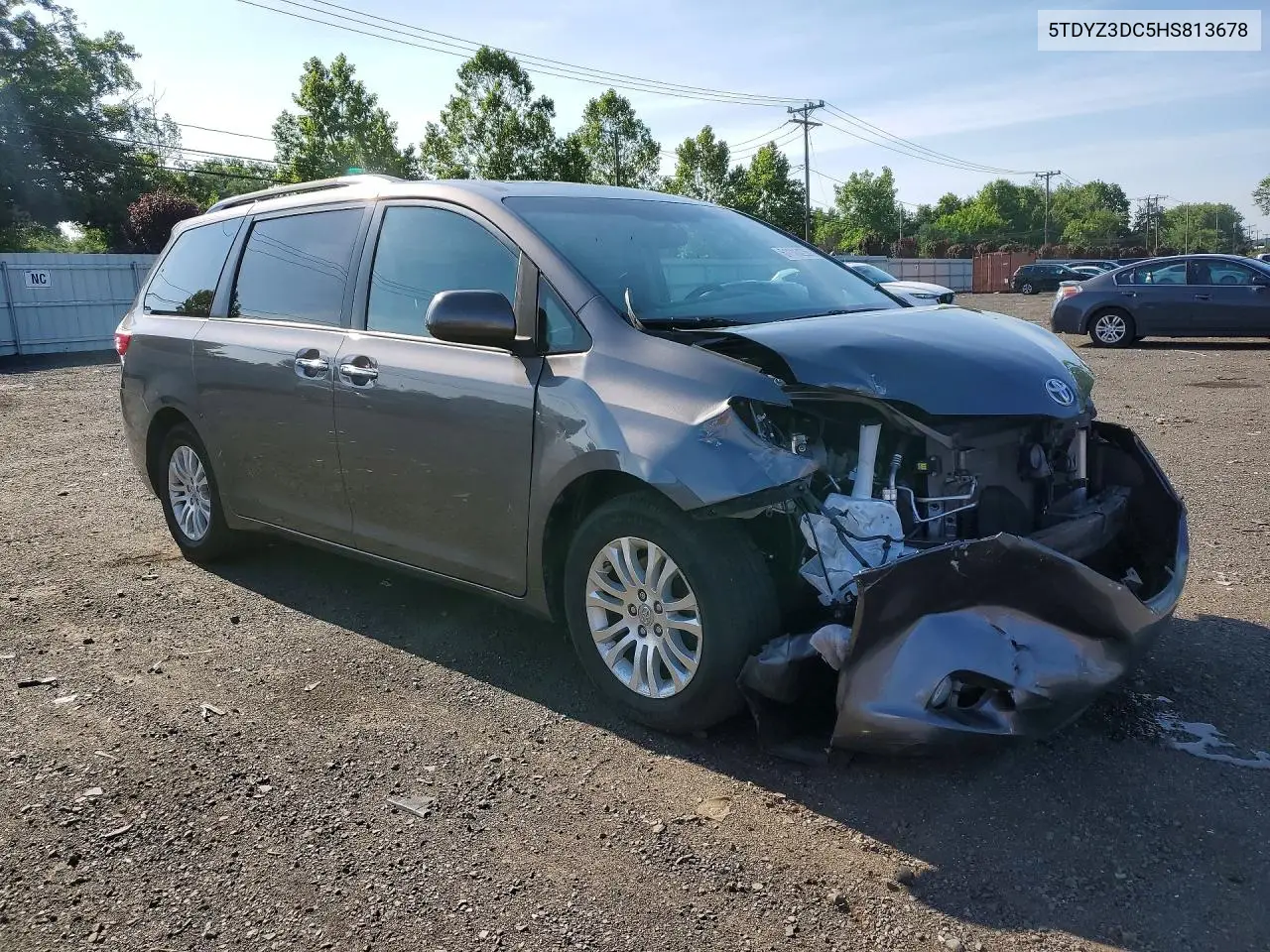 2017 Toyota Sienna Xle 8-Passenger VIN: 5TDYZ3DC5HS813678 Lot: 61111476