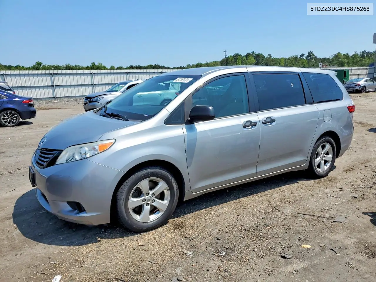 2017 Toyota Sienna L 7-Passenger VIN: 5TDZZ3DC4HS875268 Lot: 61159726
