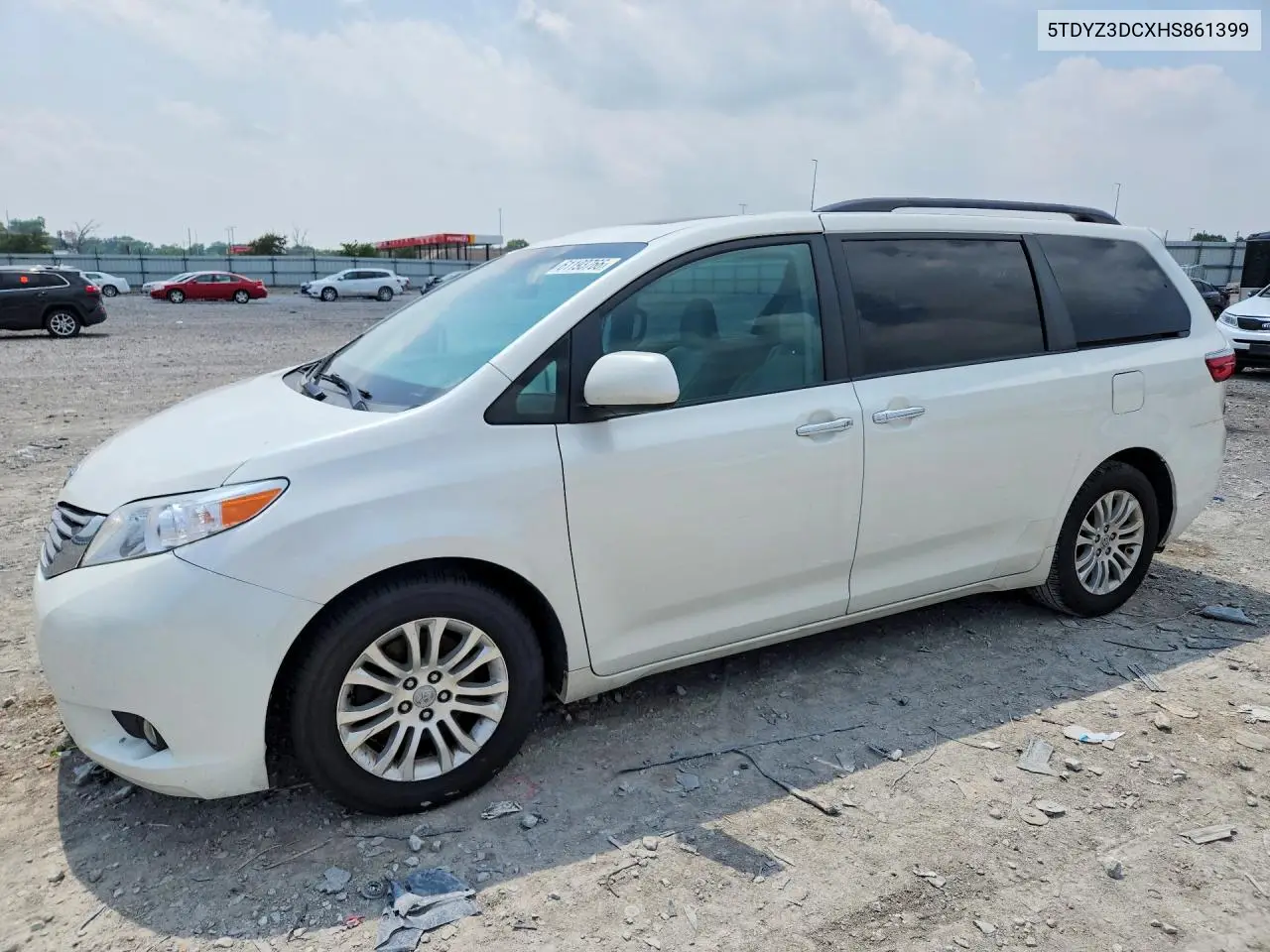 2017 Toyota Sienna Xle Premium 8-Passenger VIN: 5TDYZ3DCXHS861399 Lot: 61193766