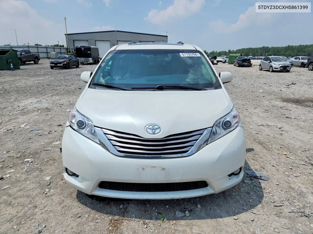 2017 Toyota Sienna Xle Premium 8-Passenger VIN: 5TDYZ3DCXHS861399 Lot: 61193766