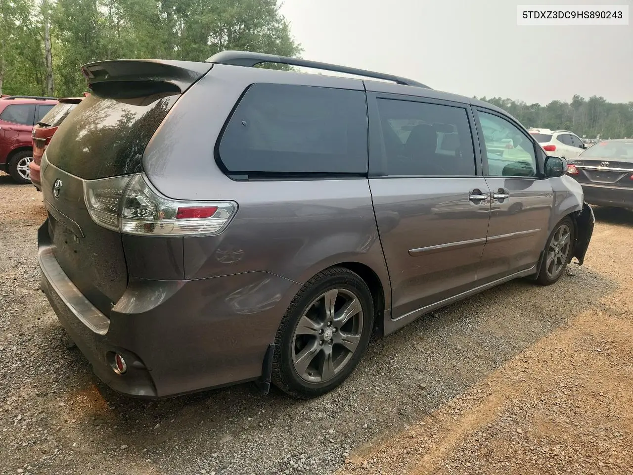 2017 Toyota Sienna Se VIN: 5TDXZ3DC9HS890243 Lot: 61541746