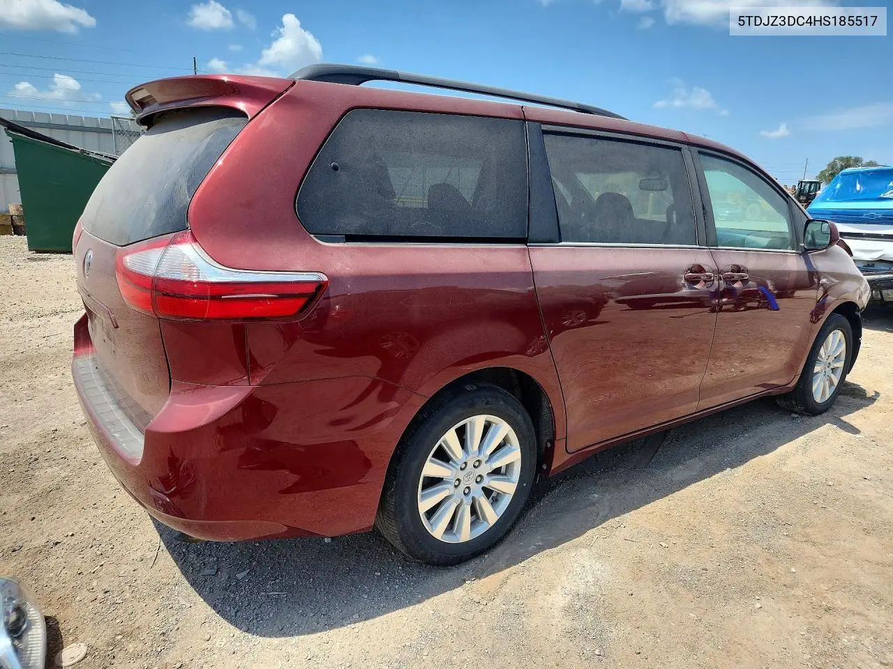 2017 Toyota Sienna Le VIN: 5TDJZ3DC4HS185517 Lot: 61564056