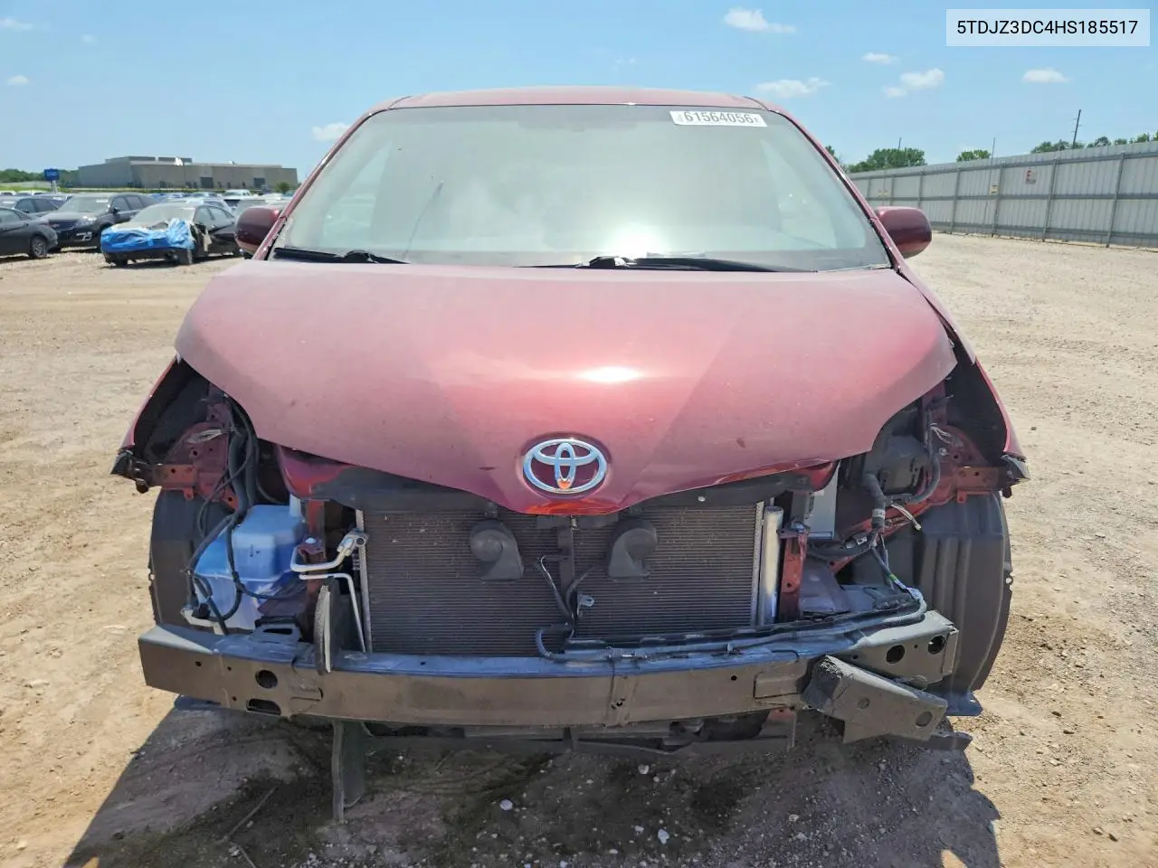 2017 Toyota Sienna Le VIN: 5TDJZ3DC4HS185517 Lot: 61564056