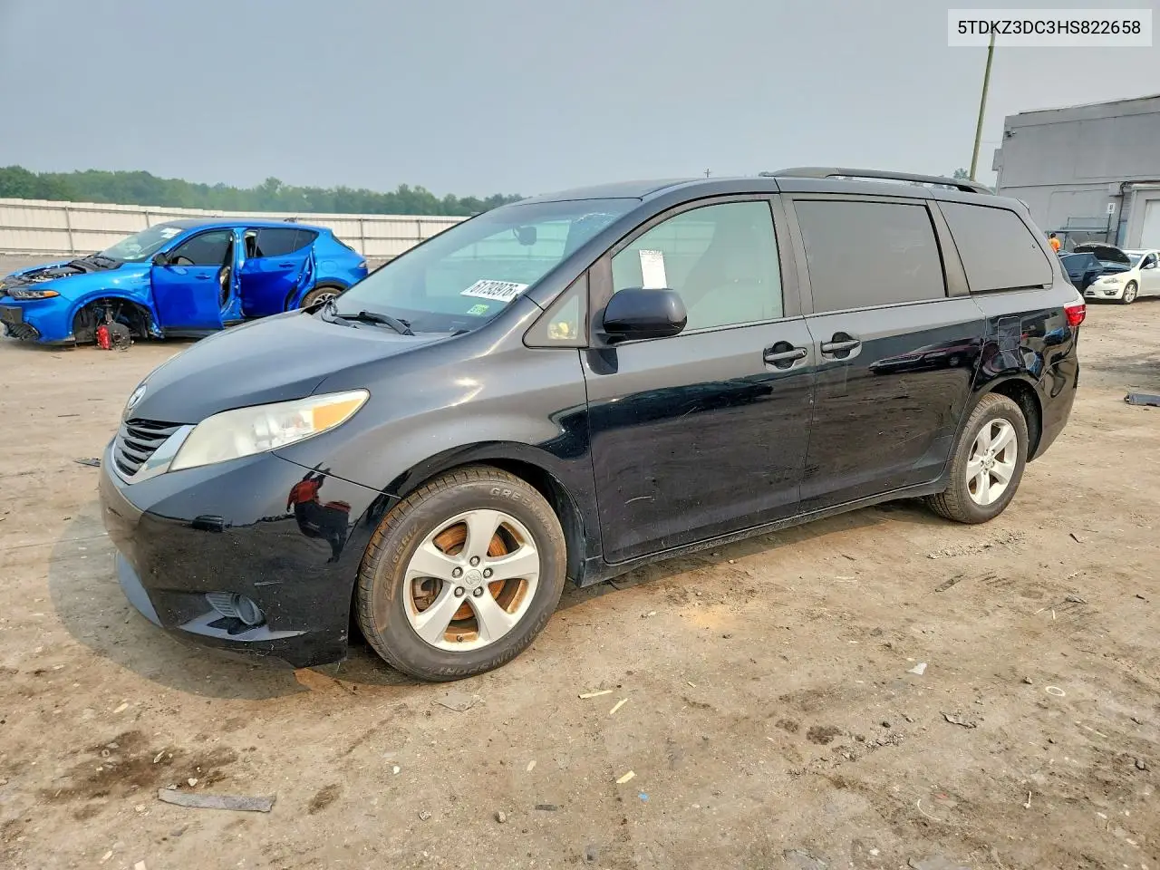 2017 Toyota Sienna Le VIN: 5TDKZ3DC3HS822658 Lot: 61793976