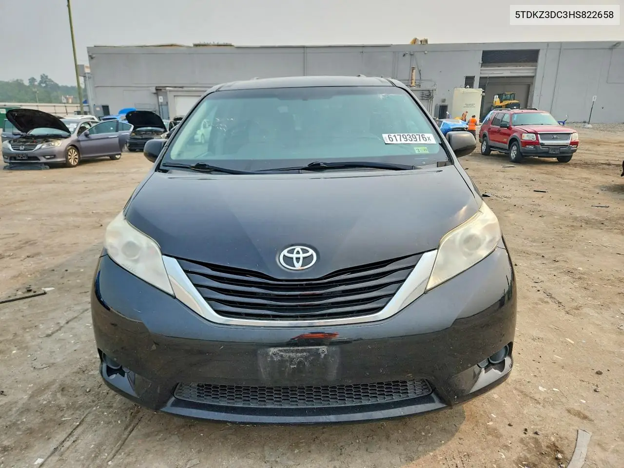 2017 Toyota Sienna Le VIN: 5TDKZ3DC3HS822658 Lot: 61793976
