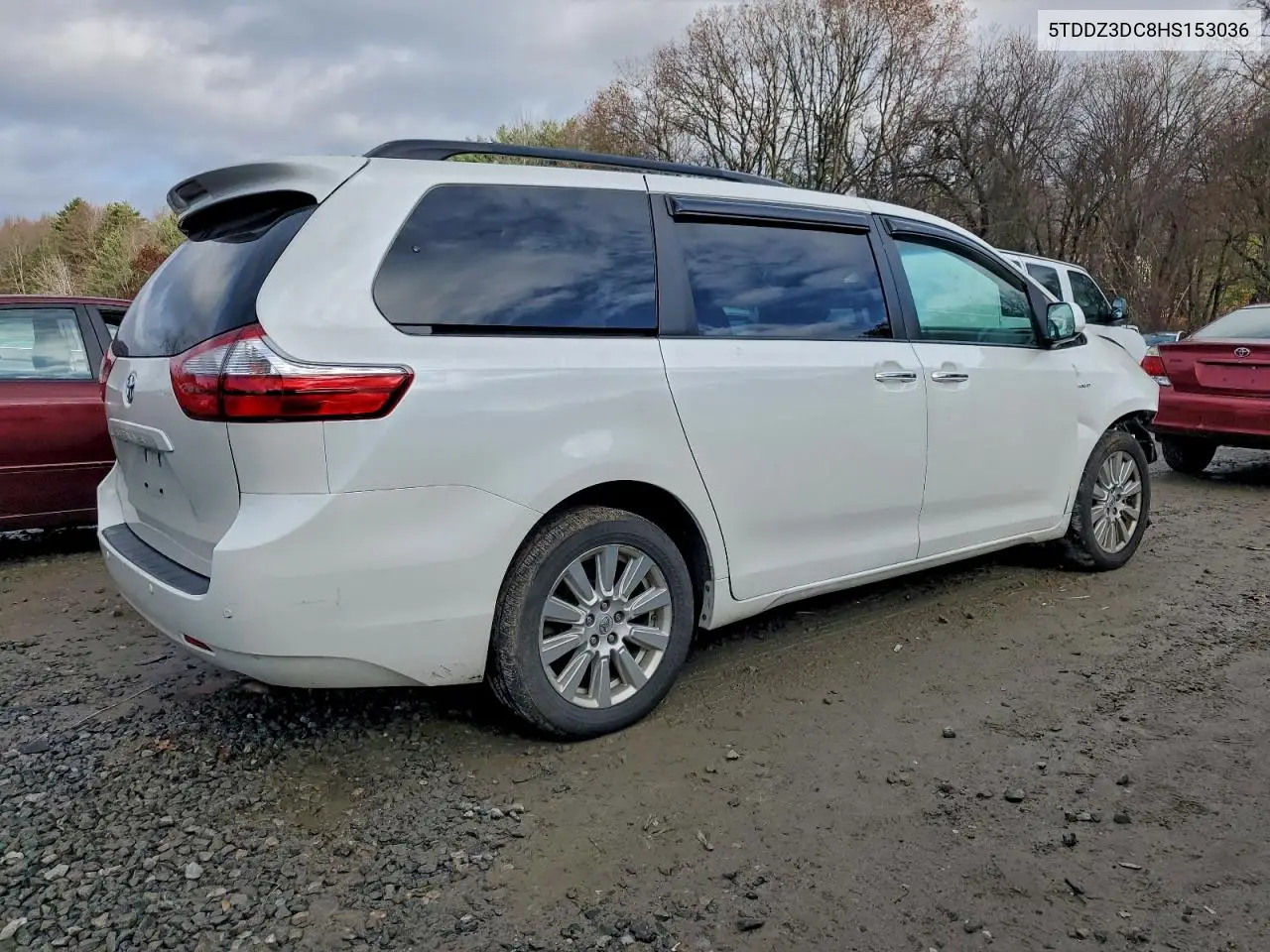 5TDDZ3DC8HS153036 2017 Toyota Sienna Xle 7-Passenger