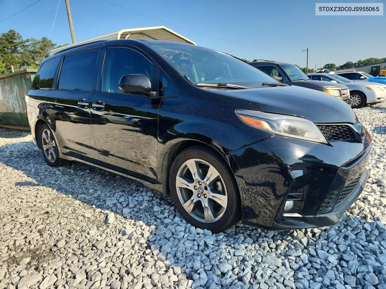 2018 Toyota Sienna Se Premium 8-Passenger VIN: 5TDXZ3DC0JS955065 Lot: 56952026