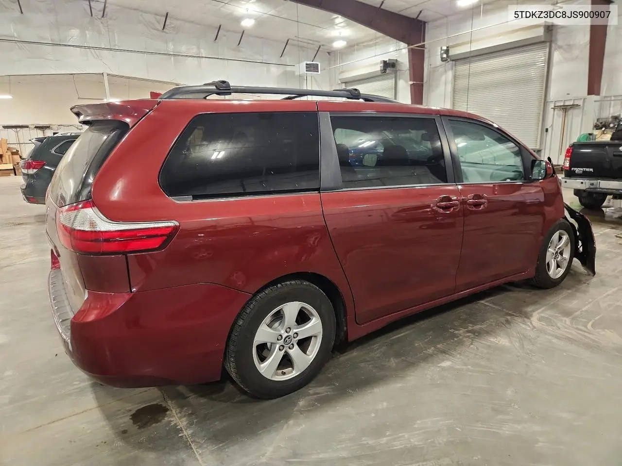 2018 Toyota Sienna Le VIN: 5TDKZ3DC8JS900907 Lot: 60709826