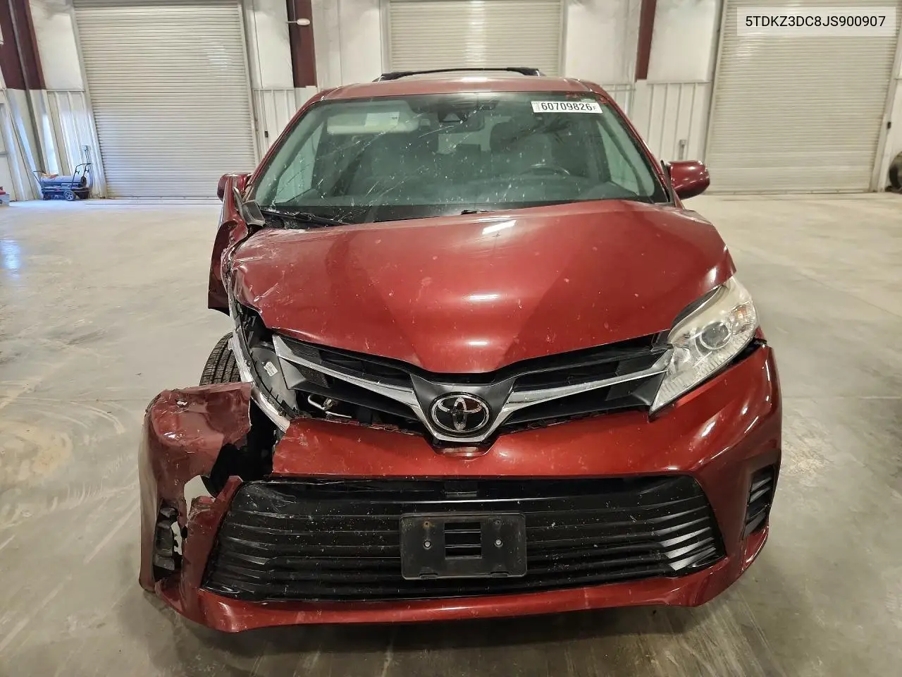 2018 Toyota Sienna Le VIN: 5TDKZ3DC8JS900907 Lot: 60709826