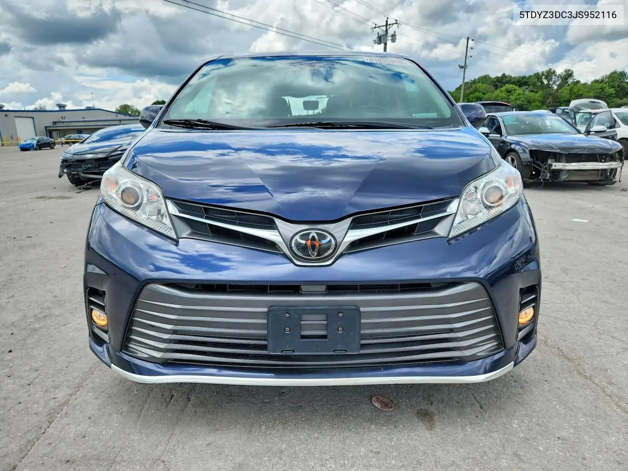 2018 Toyota Sienna Xle 8-Passenger VIN: 5TDYZ3DC3JS952116 Lot: 61036996