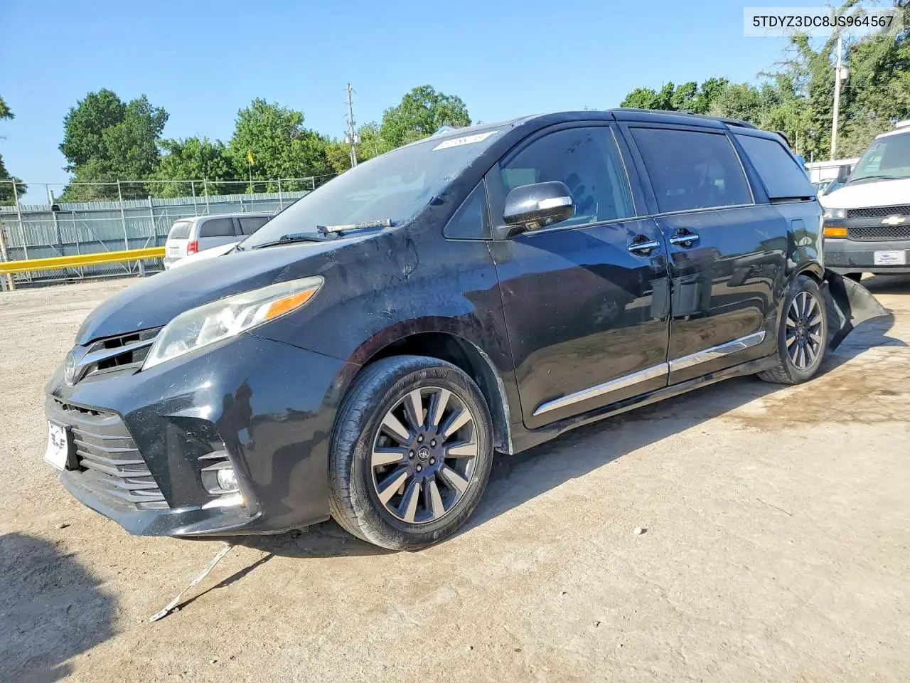2018 Toyota Sienna VIN: 5TDYZ3DC8JS964567 Lot: 61186016