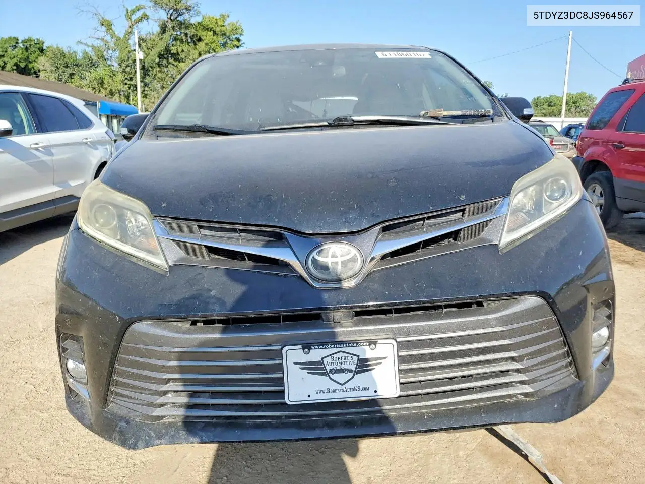 2018 Toyota Sienna VIN: 5TDYZ3DC8JS964567 Lot: 61186016