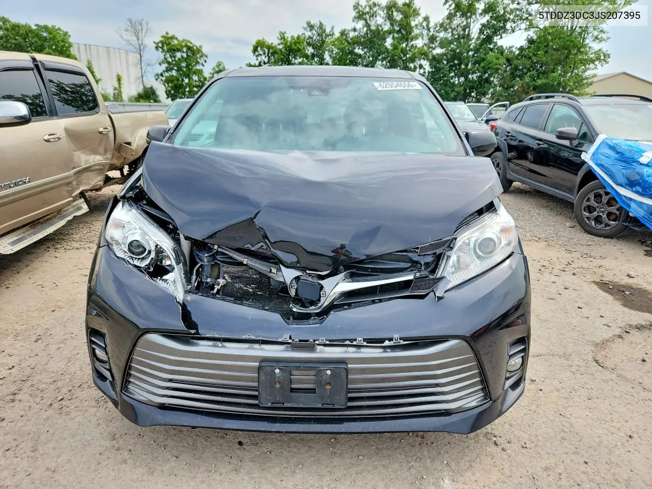 2018 Toyota Sienna Xle 7-Passenger VIN: 5TDDZ3DC3JS207395 Lot: 62054656