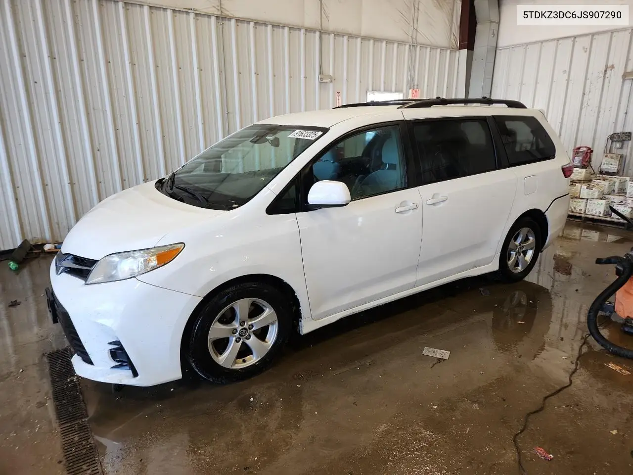 5TDKZ3DC6JS907290 2018 Toyota Sienna Le