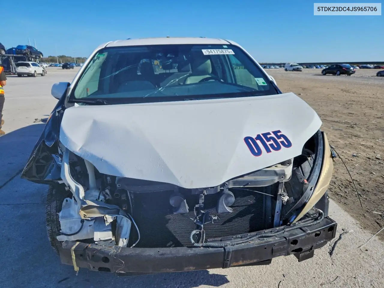 5TDKZ3DC4JS965706 2018 Toyota Sienna Le