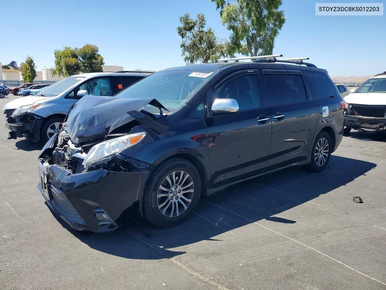 2019 Toyota Sienna Xle 8-Passenger VIN: 5TDYZ3DC8KS012203 Lot: 61482036