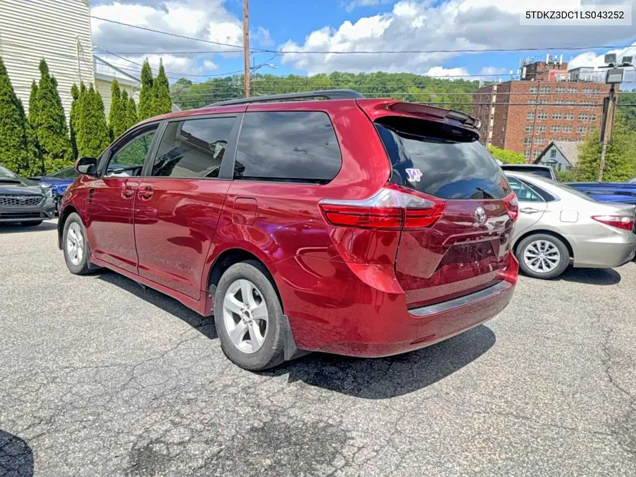 5TDKZ3DC1LS043252 2020 Toyota Sienna Le 8-Passenger