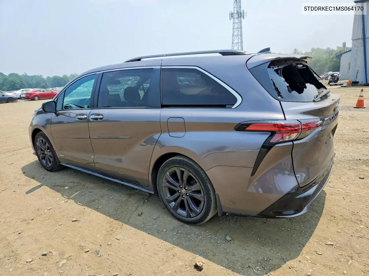 2021 Toyota Sienna Xse VIN: 5TDDRKEC1MS064170 Lot: 61356456