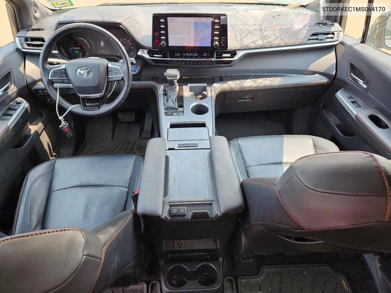 2021 Toyota Sienna Xse VIN: 5TDDRKEC1MS064170 Lot: 61356456