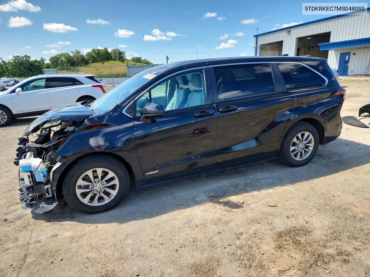 2021 Toyota Sienna Le VIN: 5TDKRKEC7MS048093 Lot: 61378726