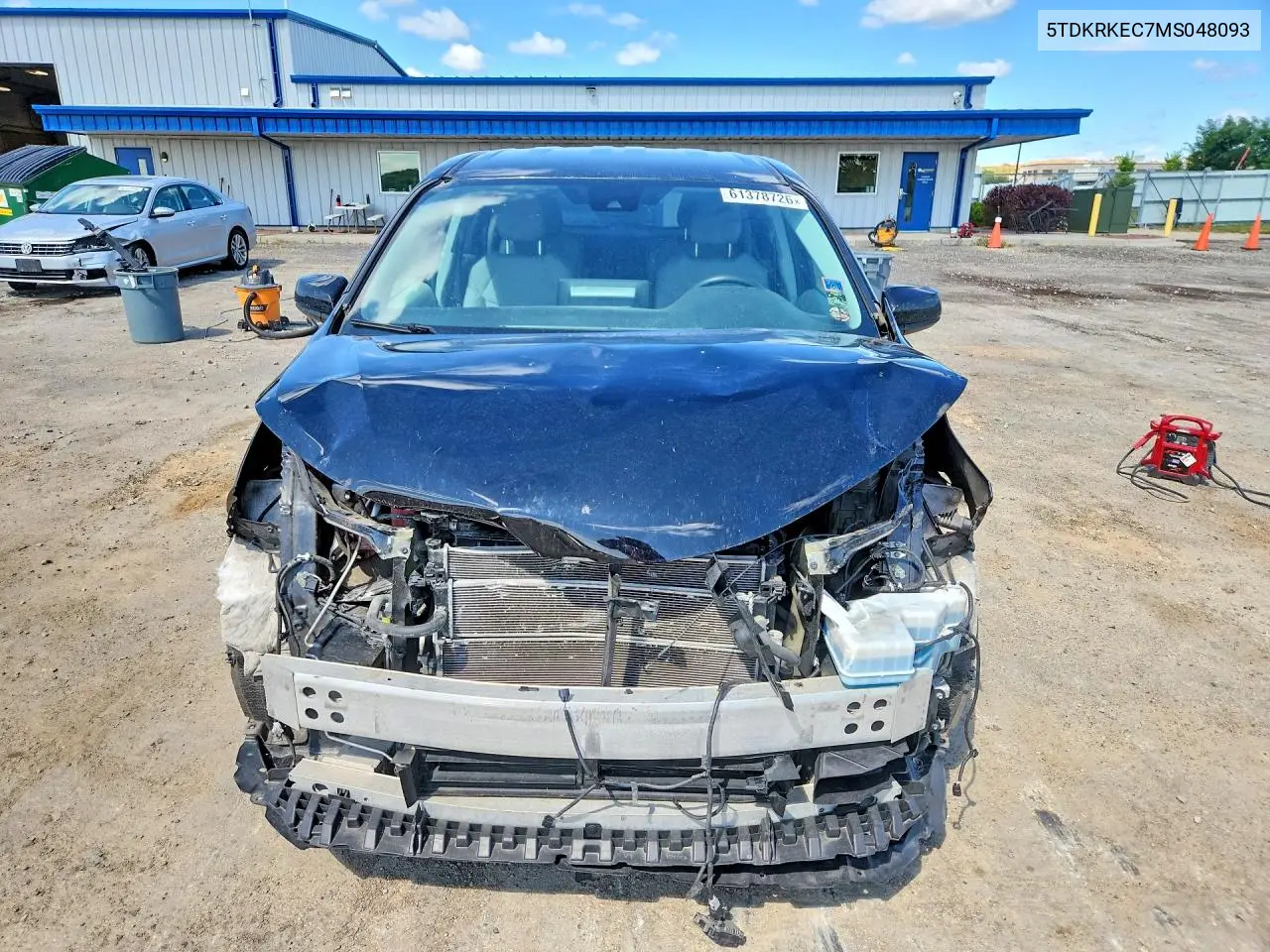 2021 Toyota Sienna Le VIN: 5TDKRKEC7MS048093 Lot: 61378726