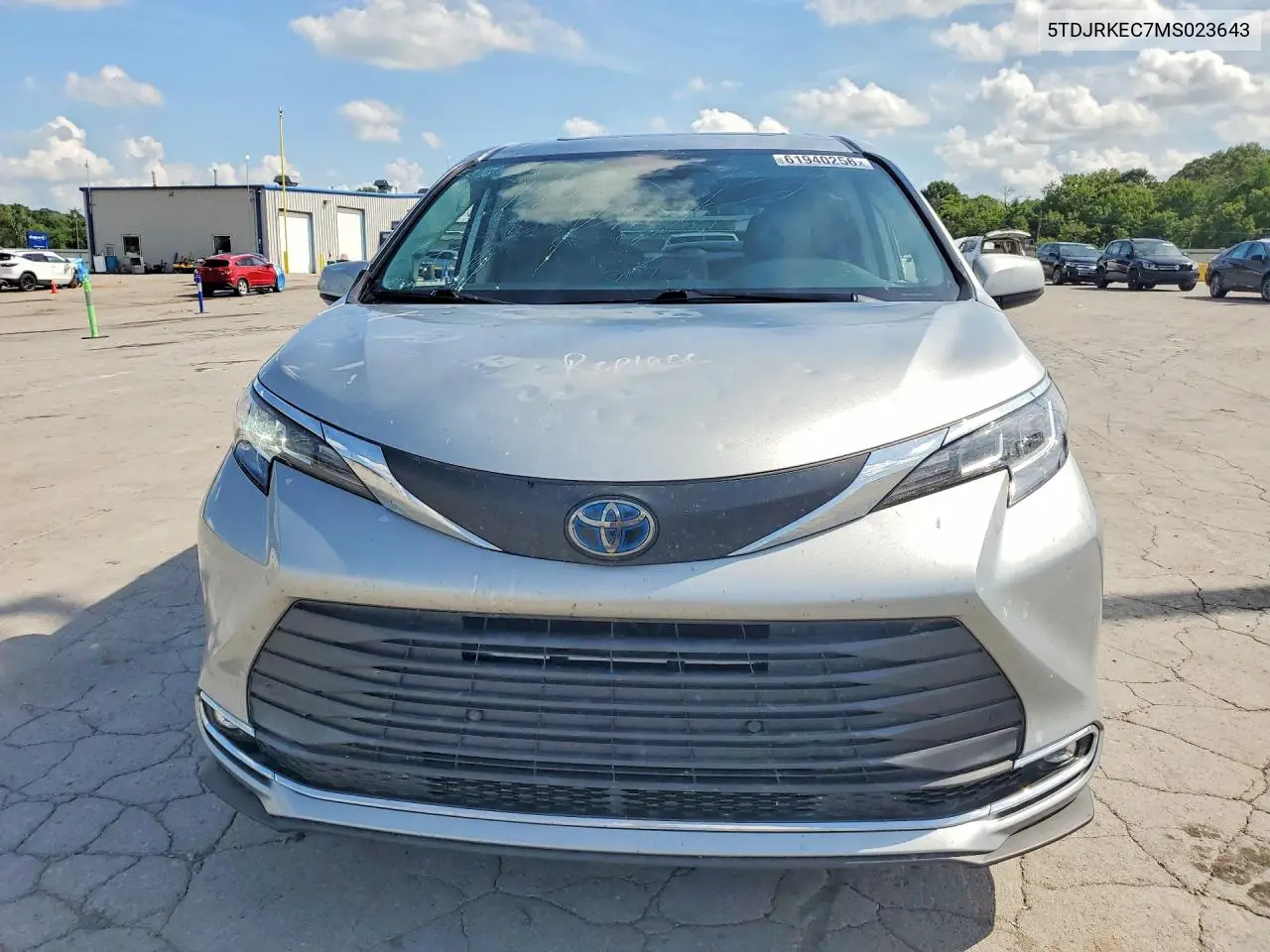 2021 Toyota Sienna Xle VIN: 5TDJRKEC7MS023643 Lot: 61940256