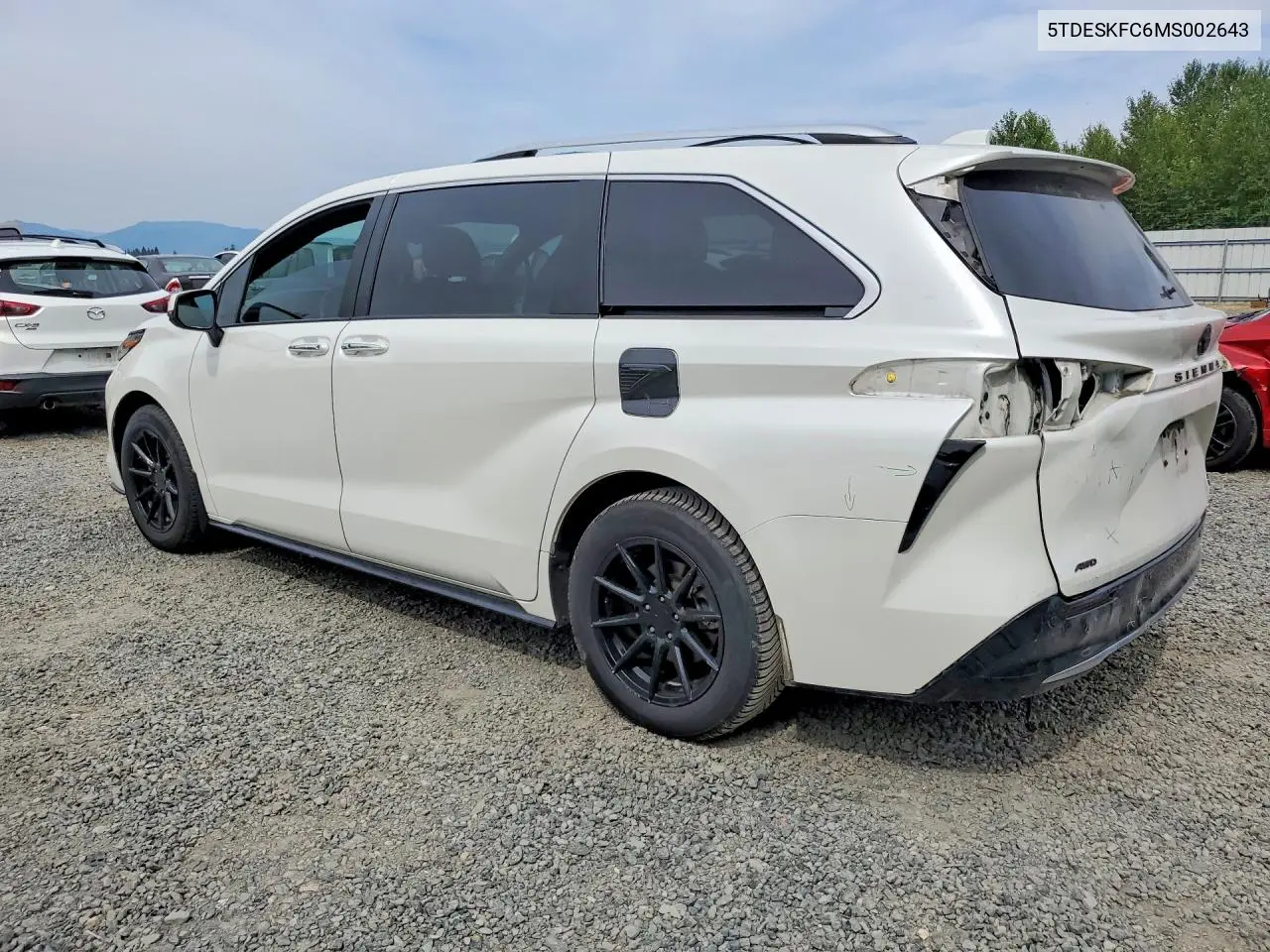 2021 Toyota Sienna Platinum 7-Passenger VIN: 5TDESKFC6MS002643 Lot: 62059086